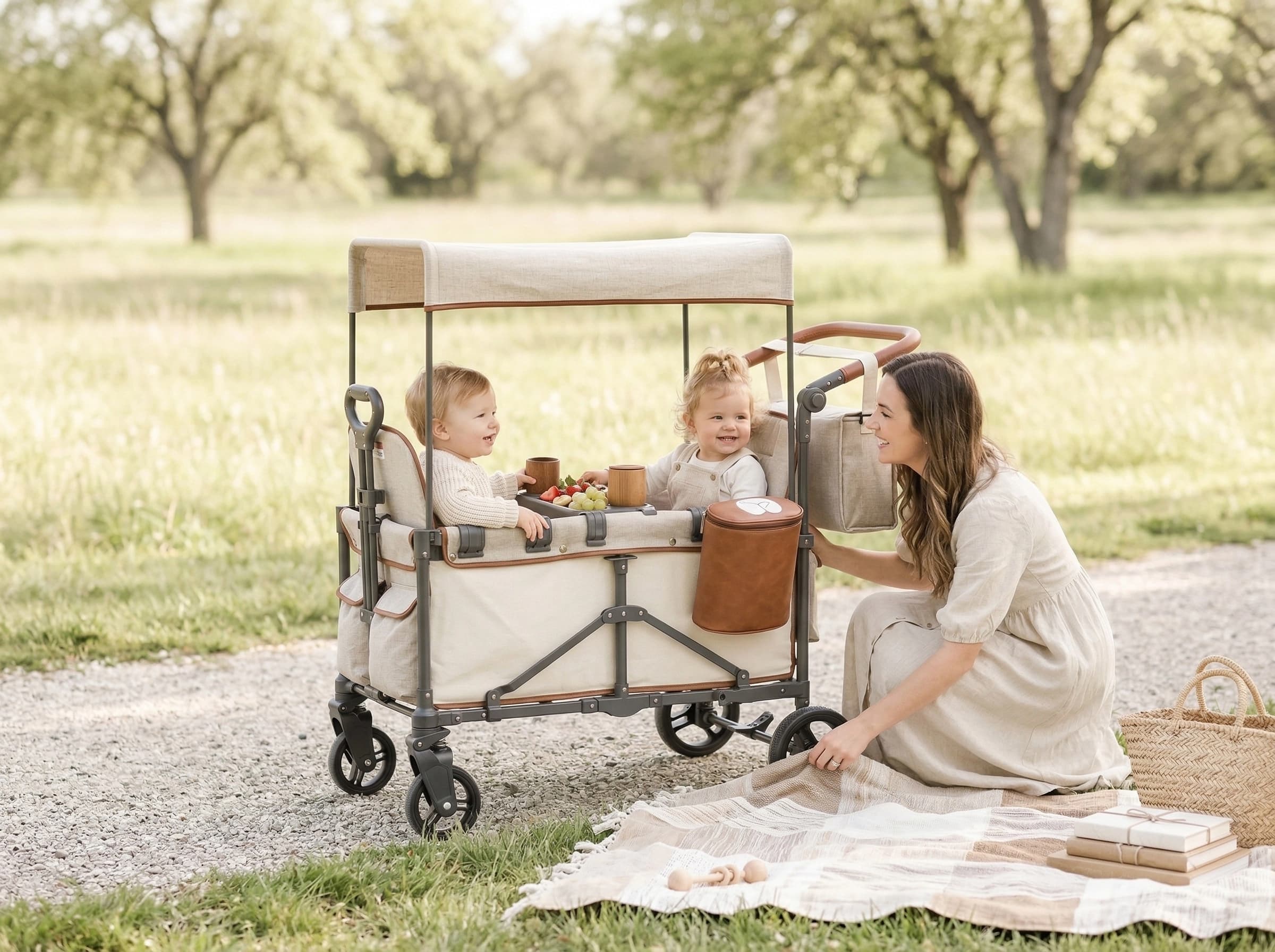 From Zoo Paths to Gravel Lots: Where a Stroller Wagon Really Helps